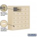 Salsbury Cell Phone Storage Locker - 5 Door High Unit (8 Inch Deep Compartments) - 20 A Doors - Sandstone - Surface Mounted - Master Keyed Locks